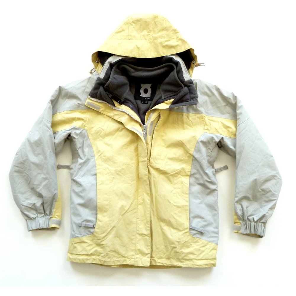 VTG Mens 3-in-1 Snowboard Ski Jacket Hooded Ozone Parka (fits Womens M/L)